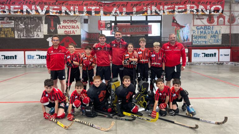 HOCKEY SARZANA UNDER 11 CERCA IL “MIRACLE” A BREGANZE  NELLA CORSA AL TRICOLORE.